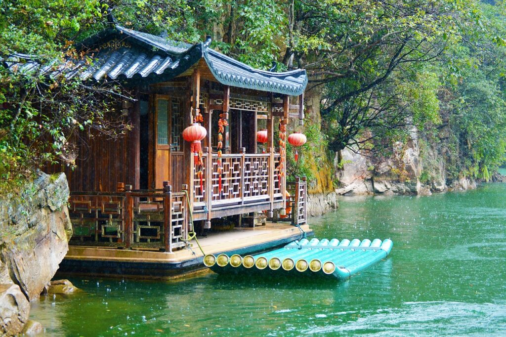 lake, baofeng, zhangjiajie
